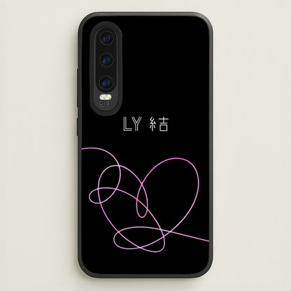 LY Heart - K Pop  - BTS Phone Case for Huawei P30