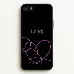 LY Heart - K Pop  - BTS Phone Case for iPhone 5 / 5s / SE 2016