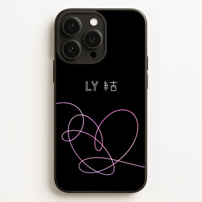 LY Heart - K Pop  - BTS Phone Case for iPhone 12 Pro Max