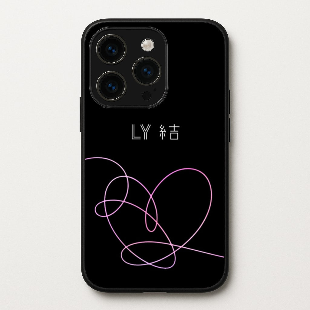 LY Heart - K Pop  - BTS Phone Case for iPhone 15 Pro Max