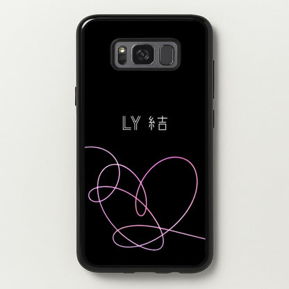 LY Heart - K Pop  - BTS Phone Case for Galaxy S8