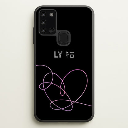 LY Heart - K Pop  - BTS Phone Case for Galaxy A21s