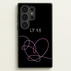 LY Heart - K Pop  - BTS Phone Case for Galaxy S25 Ultra