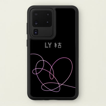 LY Heart - K Pop  - BTS Phone Case for Galaxy S20 Ultra