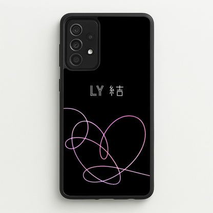 LY Heart - K Pop  - BTS Phone Case for Galaxy A52 / A52s
