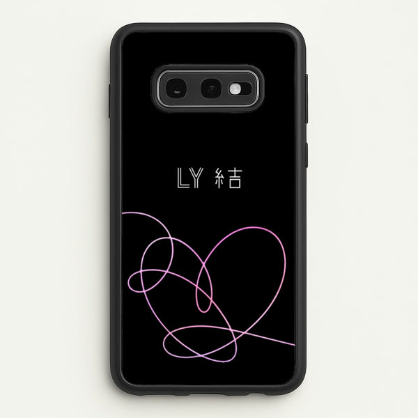 LY Heart - K Pop  - BTS Phone Case for Galaxy S10e
