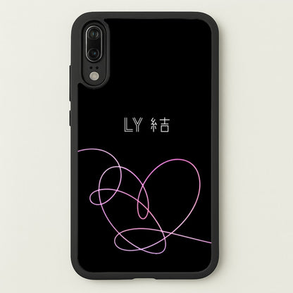 LY Heart - K Pop  - BTS Phone Case for Huawei P20