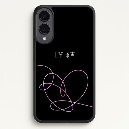 LY Heart - K Pop  - BTS Phone Case for Galaxy S25 Edge