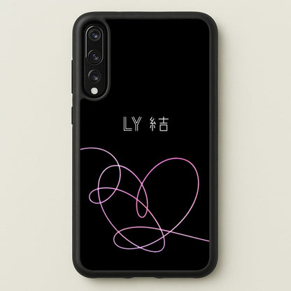LY Heart - K Pop  - BTS Phone Case for Huawei P20 Pro