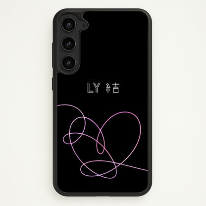 LY Heart - K Pop  - BTS Phone Case for Galaxy S23