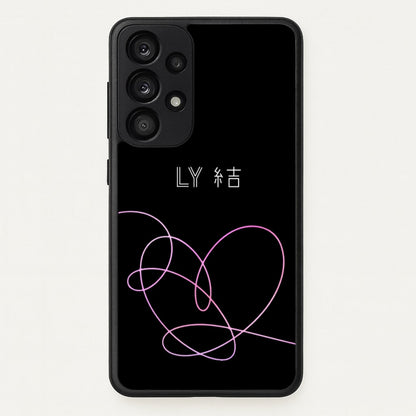 LY Heart - K Pop  - BTS Phone Case for Galaxy A33