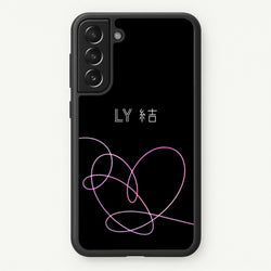 LY Heart - K Pop  - BTS Phone Case for Galaxy S22