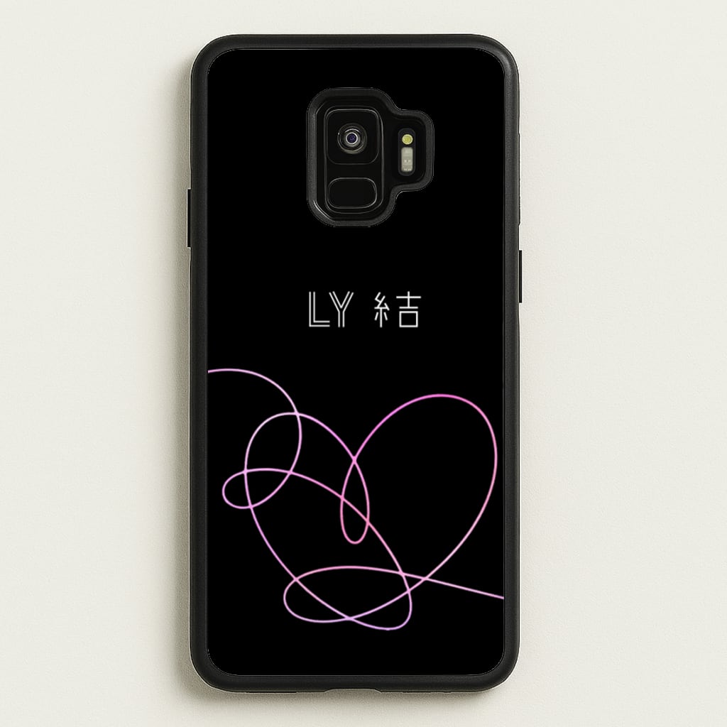LY Heart - K Pop  - BTS Phone Case for Galaxy S9