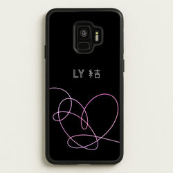 LY Heart - K Pop  - BTS Phone Case for Galaxy S9