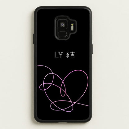 LY Heart - K Pop  - BTS Phone Case for Galaxy S9
