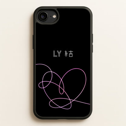 LY Heart - K Pop  - BTS Phone Case for iPhone 6 / 7 / 8 / SE