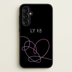 LY Heart - K Pop  - BTS Phone Case for Galaxy A54
