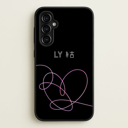 LY Heart - K Pop  - BTS Phone Case for Galaxy A54
