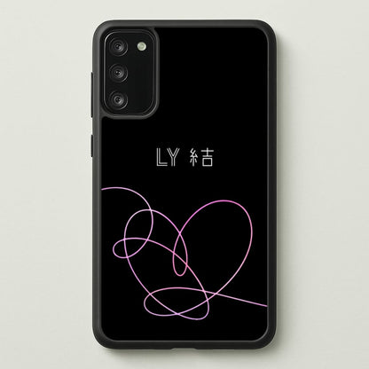 LY Heart - K Pop  - BTS Phone Case for Galaxy A41