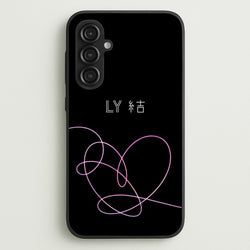 LY Heart - K Pop  - BTS Phone Case for Galaxy S23FE