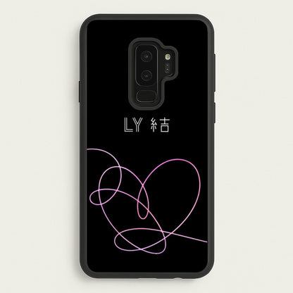 LY Heart - K Pop  - BTS Phone Case for Galaxy S9 Plus