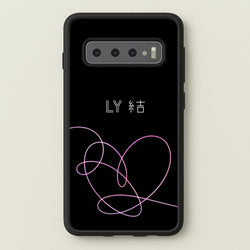 LY Heart - K Pop  - BTS Phone Case for Galaxy S10