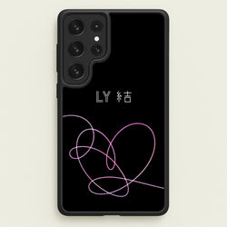 LY Heart - K Pop  - BTS Phone Case for Galaxy S23 Ultra