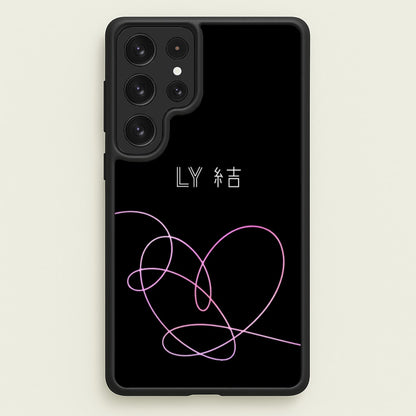 LY Heart - K Pop  - BTS Phone Case for Galaxy S23 Ultra