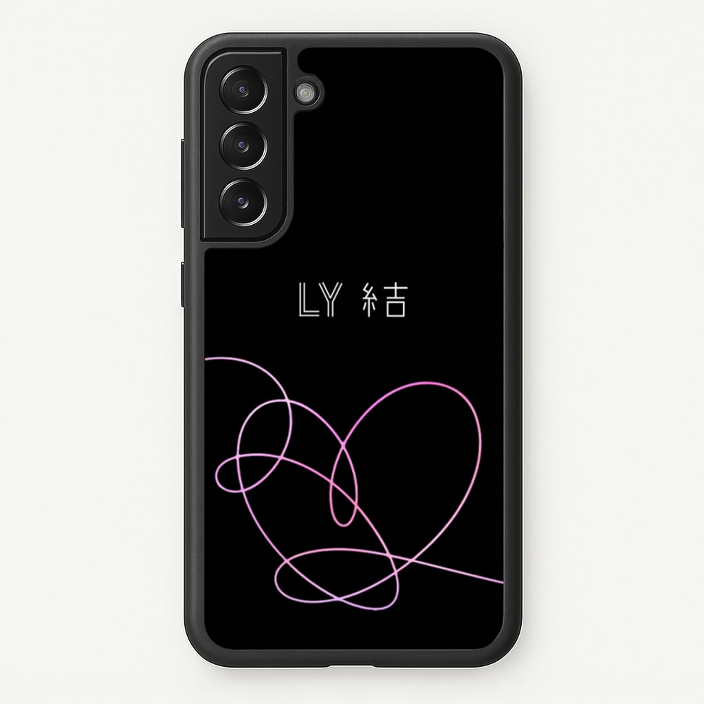 LY Heart - K Pop  - BTS Phone Case for Galaxy S21FE