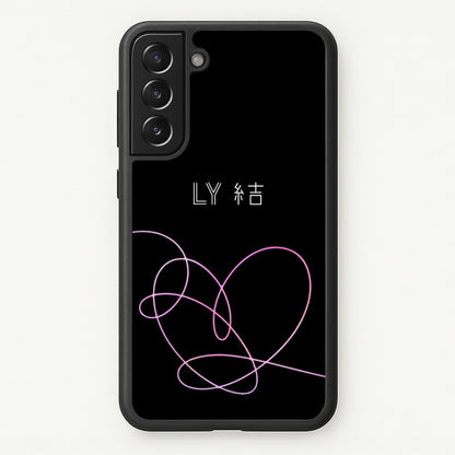 LY Heart - K Pop  - BTS Phone Case for Galaxy S21FE
