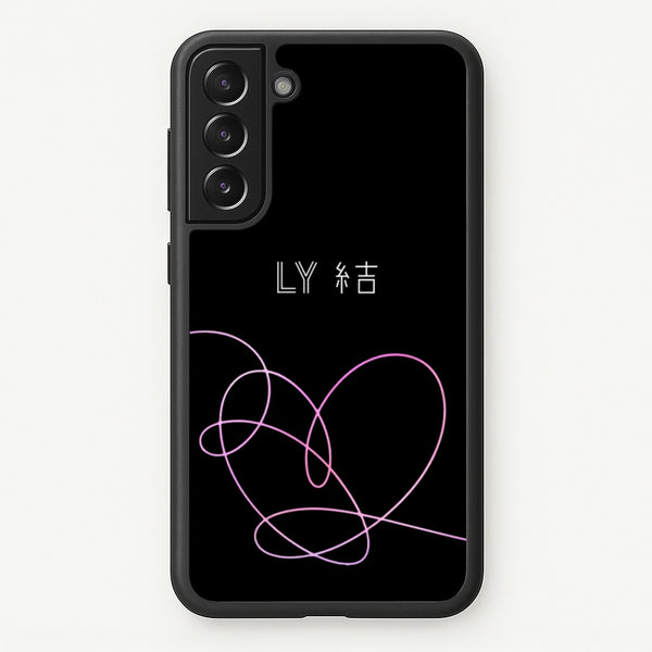 LY Heart - K Pop  - BTS Phone Case for Galaxy S21FE