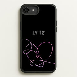 LY Heart - K Pop  - BTS Phone Case for iPhone 6 Plus / 7 Plus / 8 Plus