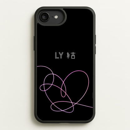 LY Heart - K Pop  - BTS Phone Case for iPhone 6 Plus / 7 Plus / 8 Plus
