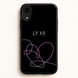 LY Heart - K Pop  - BTS Phone Case for iPhone XR