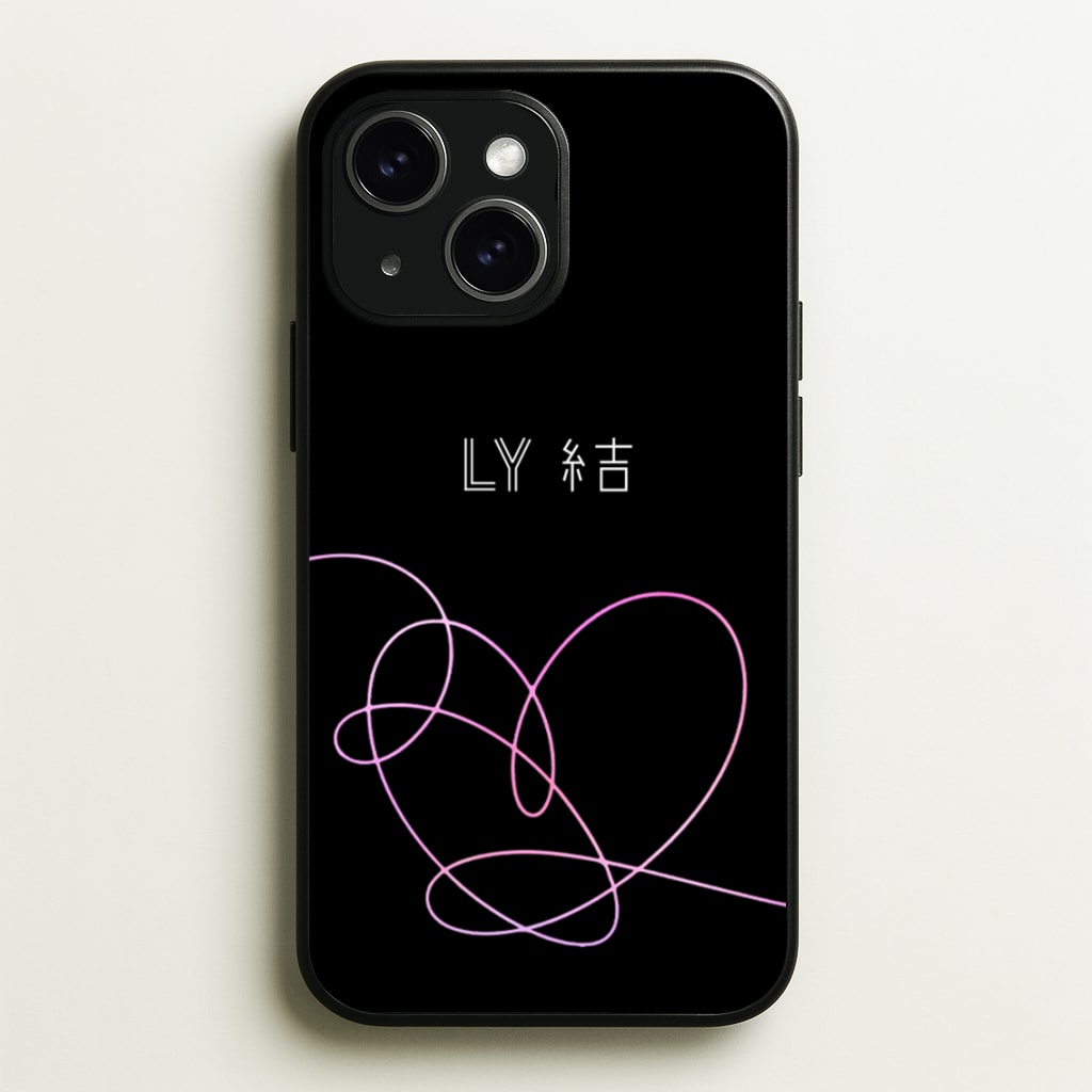 LY Heart - K Pop  - BTS Phone Case for iPhone 15 Plus