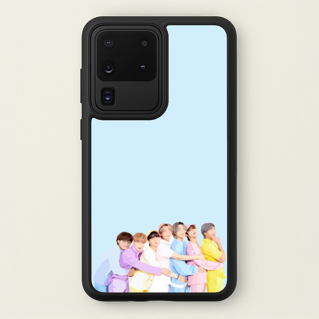 Colourful K-Pop Band Band  - BTS Phone Case for Galaxy S20 Ultra