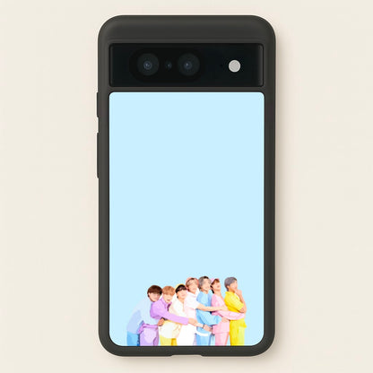 Colourful K-Pop Band Band  - BTS Phone Case for Google Pixel 8
