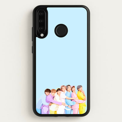 Colourful K-Pop Band Band  - BTS Phone Case for Huawei P30 Lite