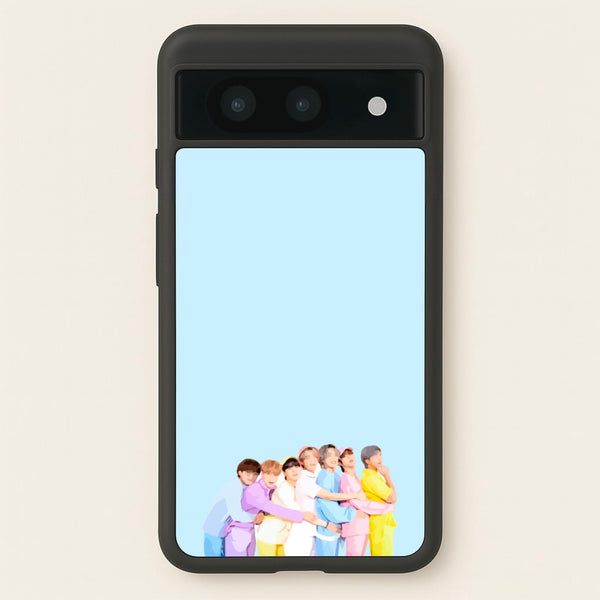 Colourful K-Pop Band Band  - BTS Phone Case for Google Pixel 8a