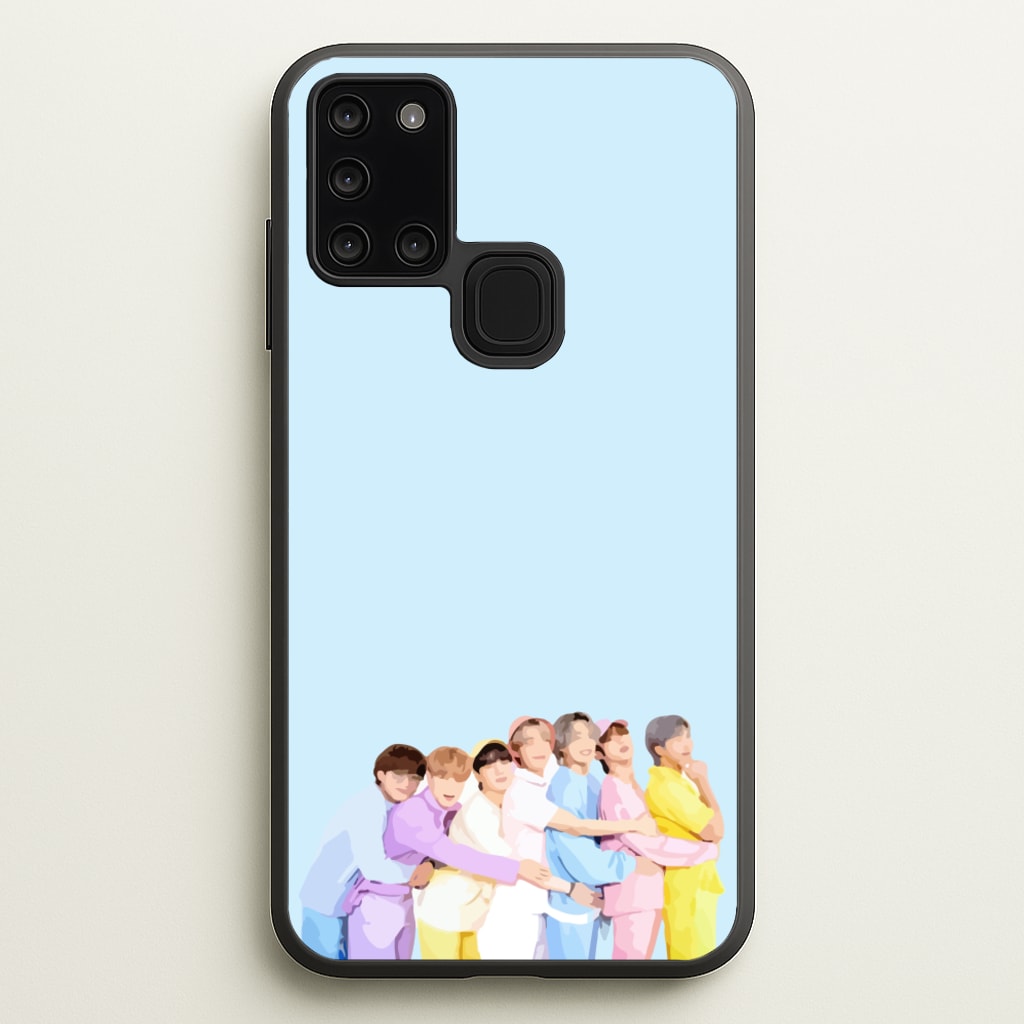 Colourful K-Pop Band Band  - BTS Phone Case for Galaxy A21s