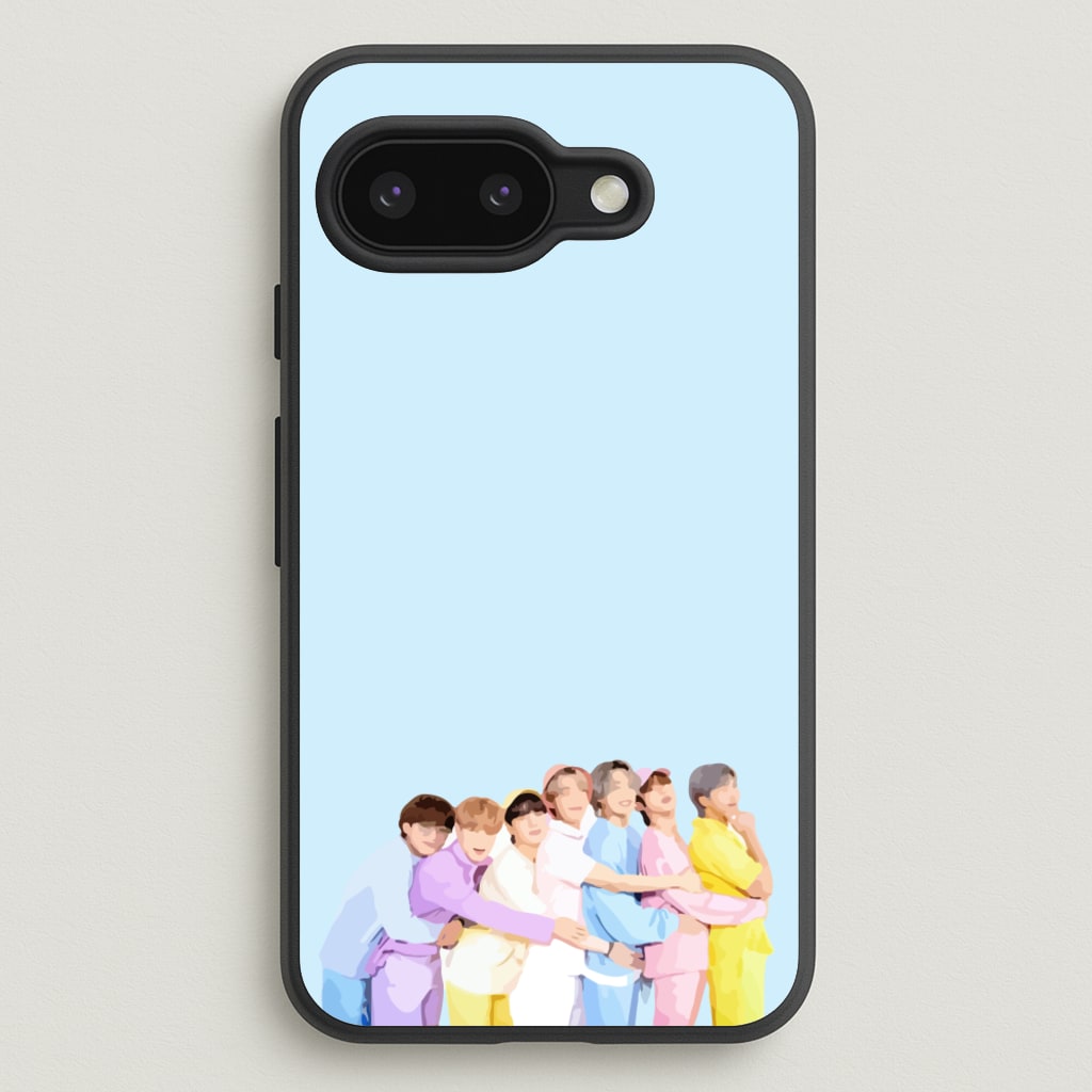 Colourful K-Pop Band Band  - BTS Phone Case for Google Pixel 9a