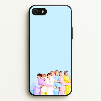 Colourful K-Pop Band Band  - BTS Phone Case for iPhone 5 / 5s / SE 2016