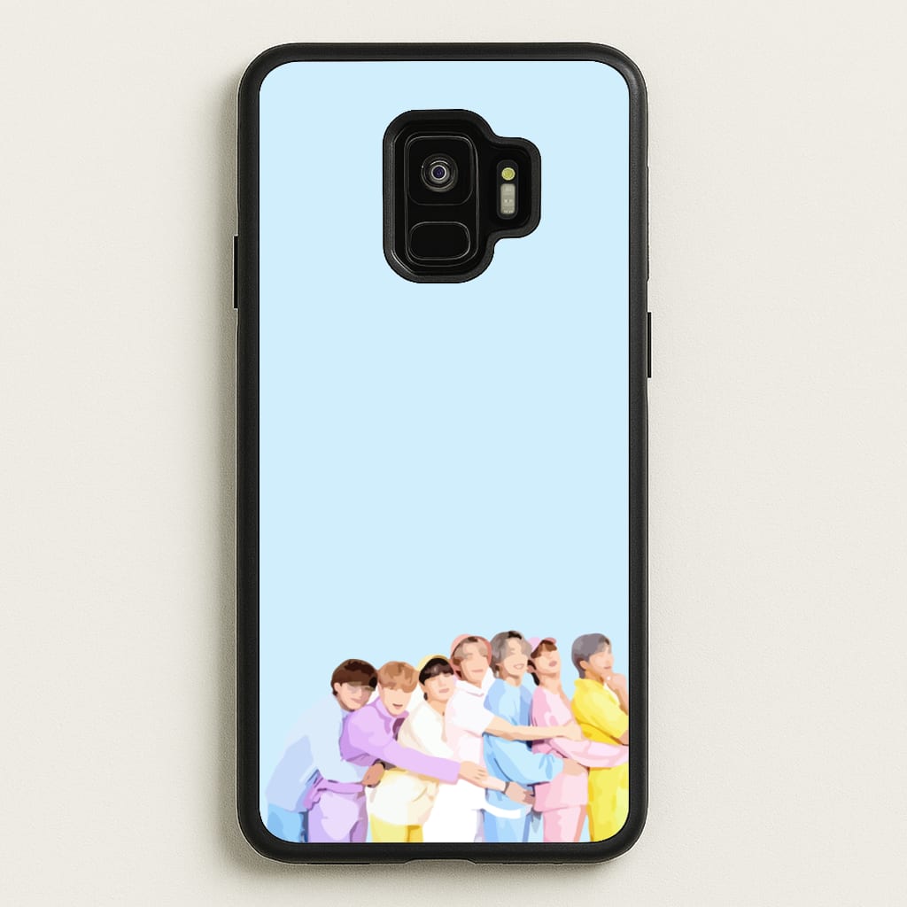 Colourful K-Pop Band Band  - BTS Phone Case for Galaxy S9