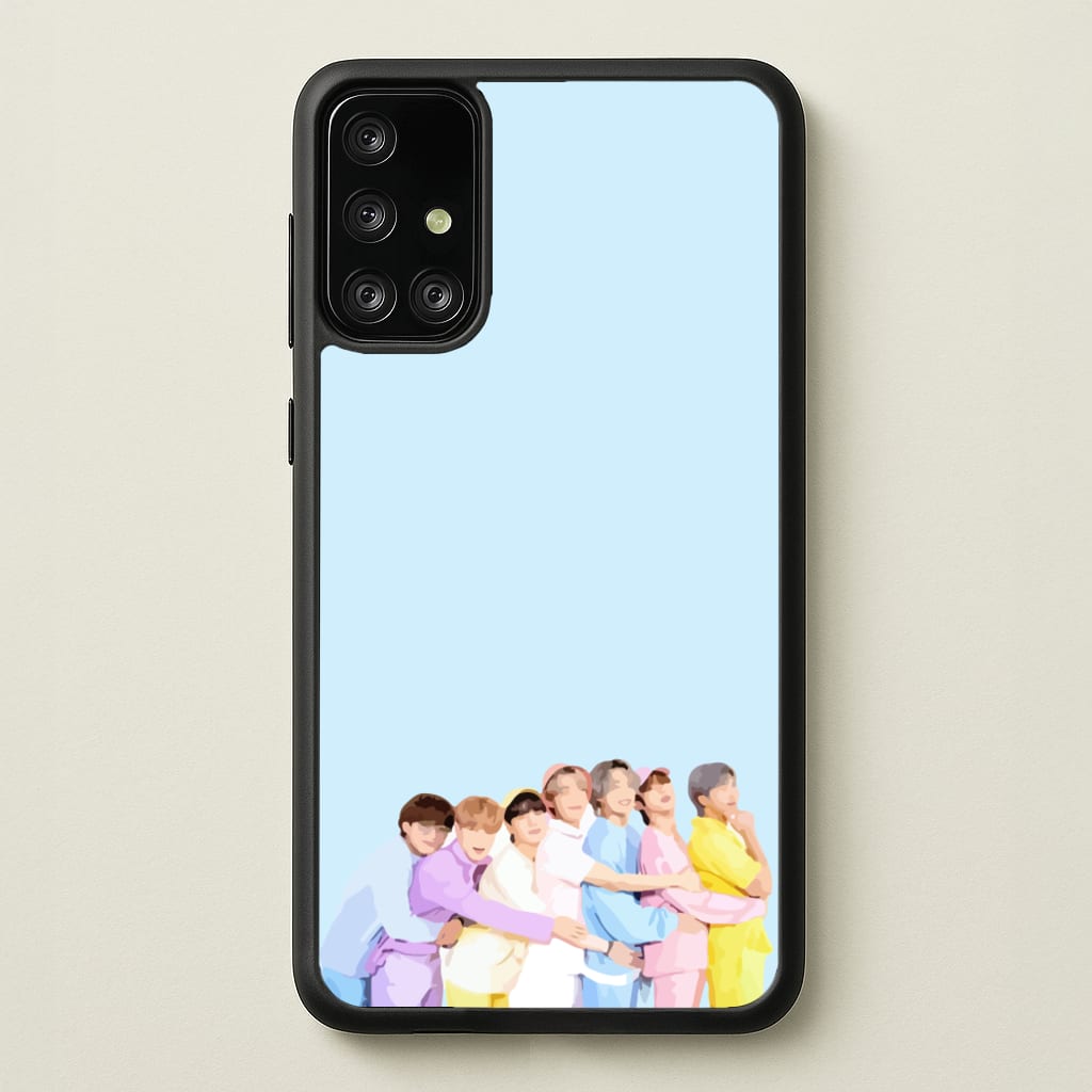 Colourful K-Pop Band Band  - BTS Phone Case for Galaxy A71