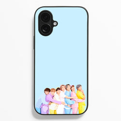 Colourful K-Pop Band Band  - BTS Phone Case for iPhone 16 Plus