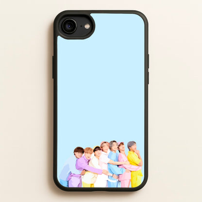 Colourful K-Pop Band Band  - BTS Phone Case for iPhone 6 / 7 / 8 / SE