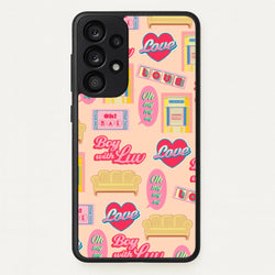 K-Pop Band Icon Pattern  - BTS Phone Case for Galaxy A53