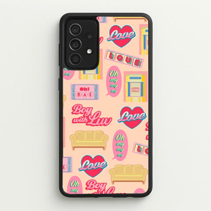 K-Pop Band Icon Pattern  - BTS Phone Case for Galaxy A52 / A52s