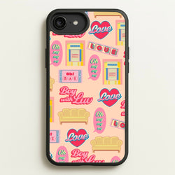 K-Pop Band Icon Pattern  - BTS Phone Case for iPhone 6 Plus / 7 Plus / 8 Plus