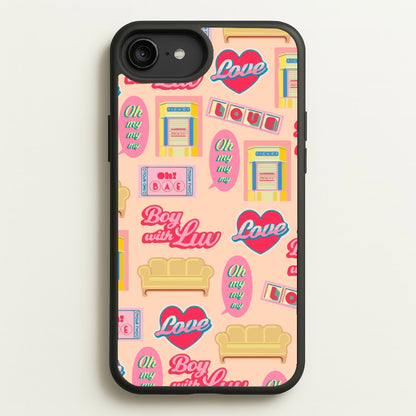 K-Pop Band Icon Pattern  - BTS Phone Case for iPhone 6 Plus / 7 Plus / 8 Plus
